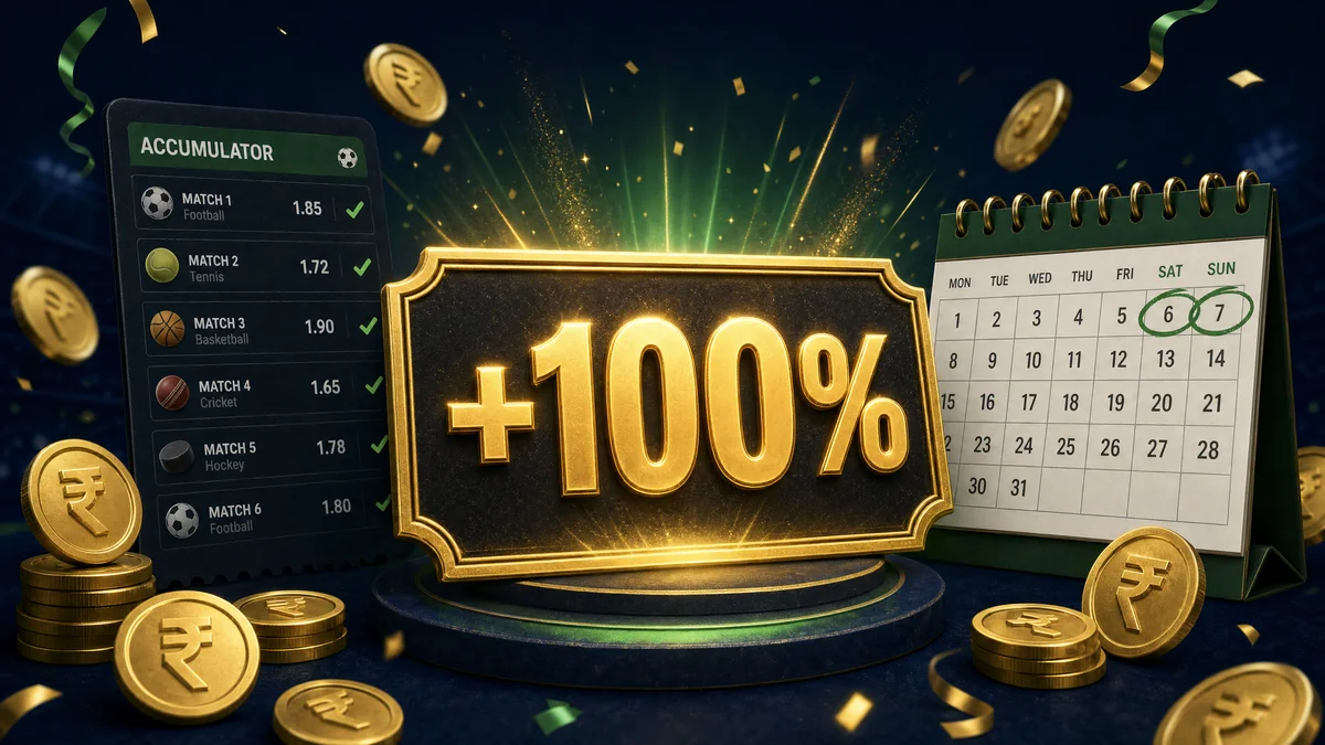 Weekend Acca Boost: Up to 100% on 5+ Selections